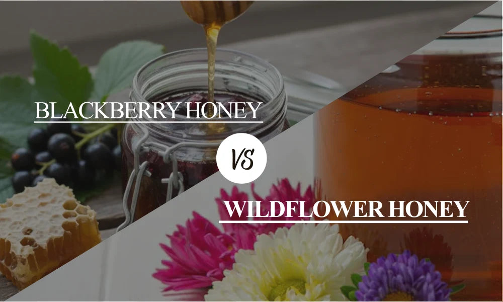 Blackberry Honey vs. Wildflower Honey
