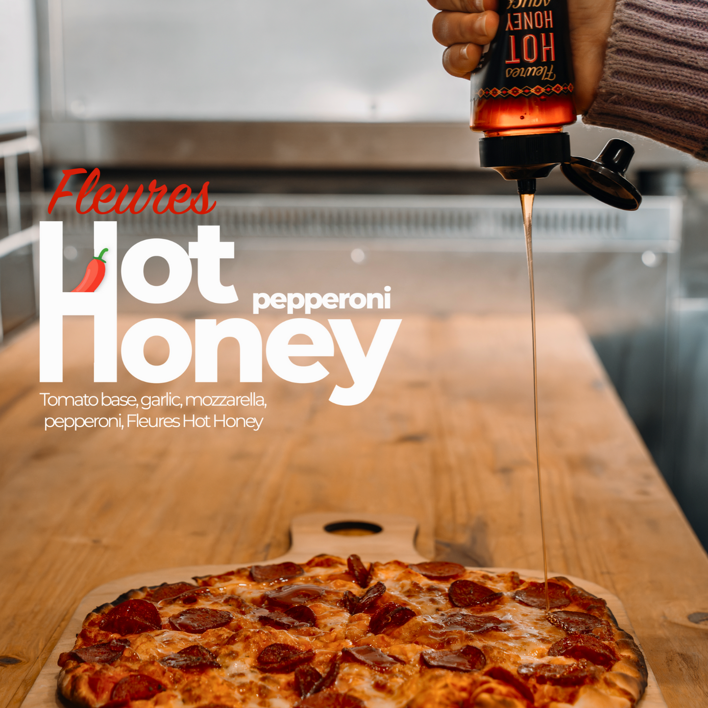 Fleures Hot Honey Sauce Extra Hot 350g